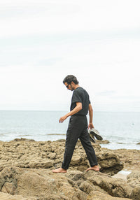 City Pant Lin Noir